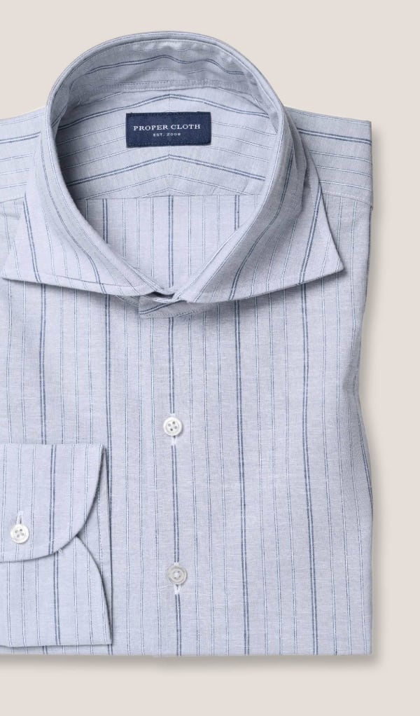 Spotlight Cotton & Linen Blend Shirts Proper Cloth